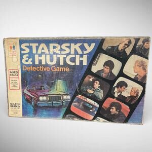 Vintage Starsky & Hutch Detective Board Game Milton Bradley 1970s Complete